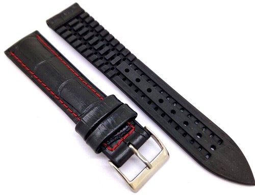 Cinturino orologio nero - cinturino, con
